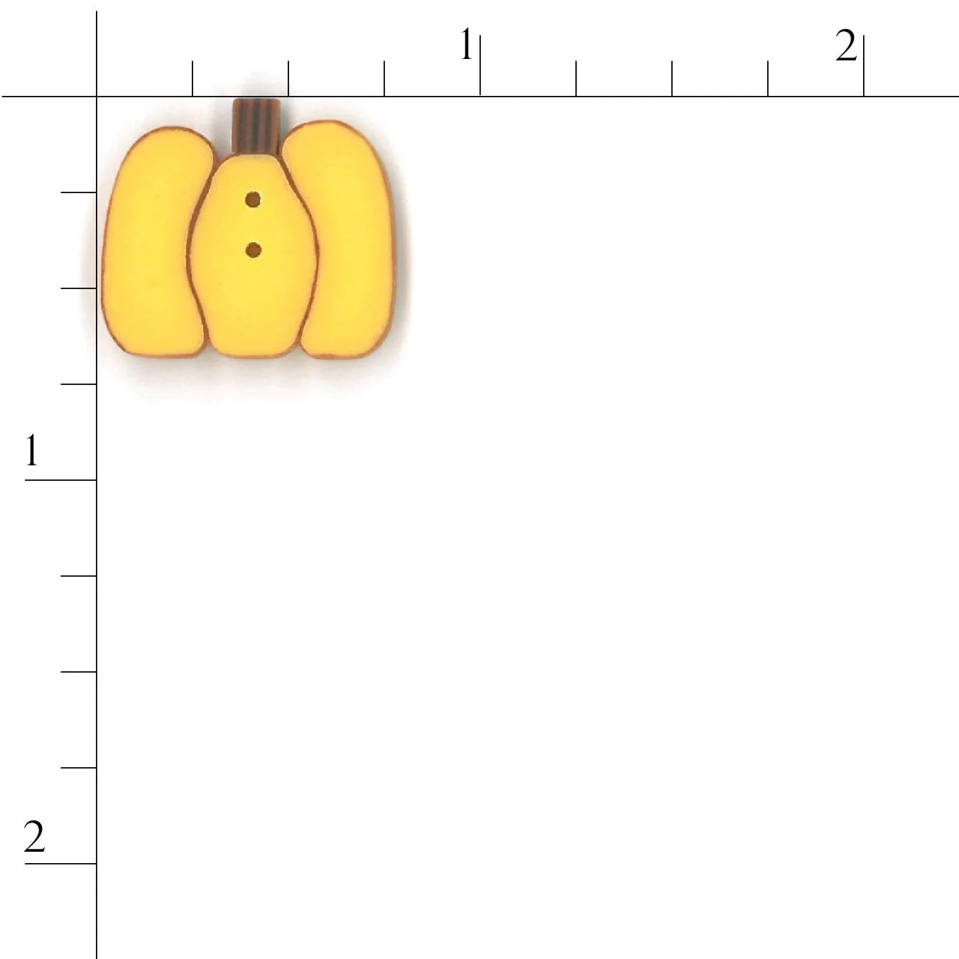 Yellow Pumpkin Buttons