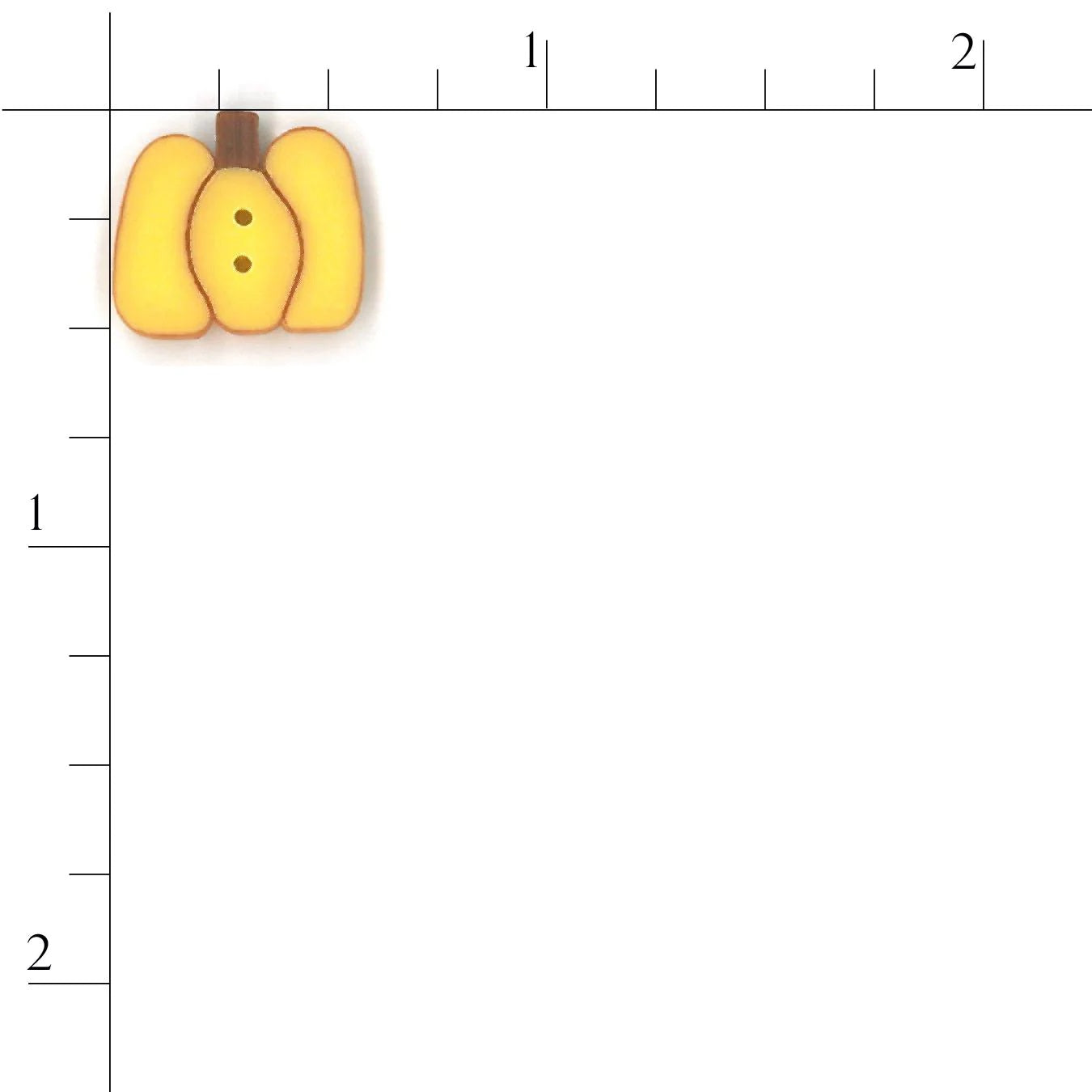 Yellow Pumpkin Buttons