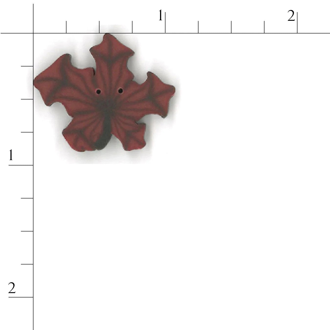 Red Maple Leaf Buttons