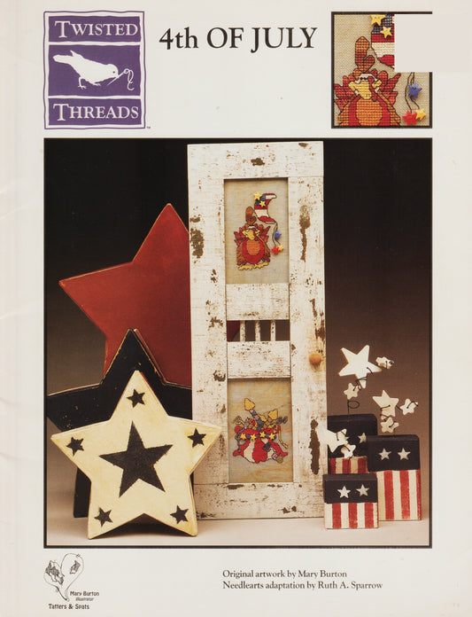 Twisted Threads 4th of July cross stitch pattern