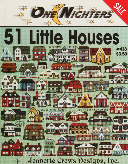 Jeanette Crews Designs 51 Little Houses 420 cross stitch pattern