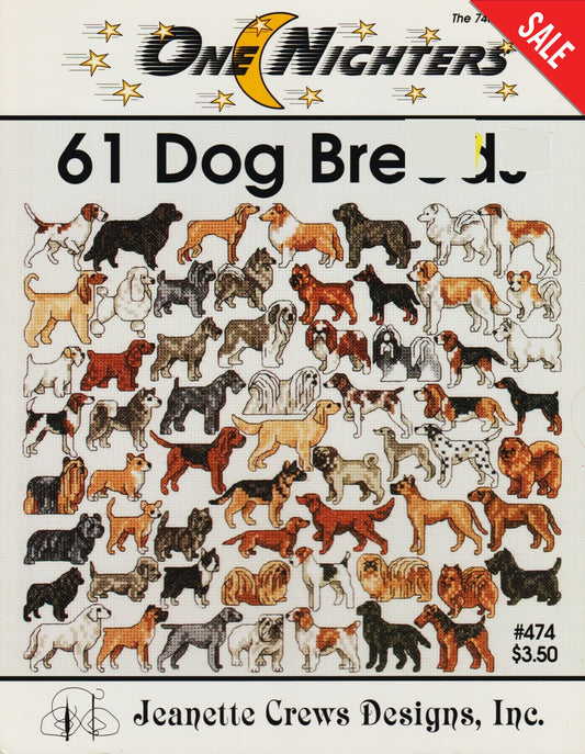 Jeanette Crews 61 Dog Breeds 474 cross stitch pattern