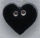 Mill Hill Small Denim Heart 86040 ceramic cross stitch button