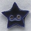 Mill Hill Small Blue Star, 86179 ceramic cross stitch button