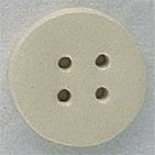 Mill Hill Medium White Round 86277 ceramic cross stitch button