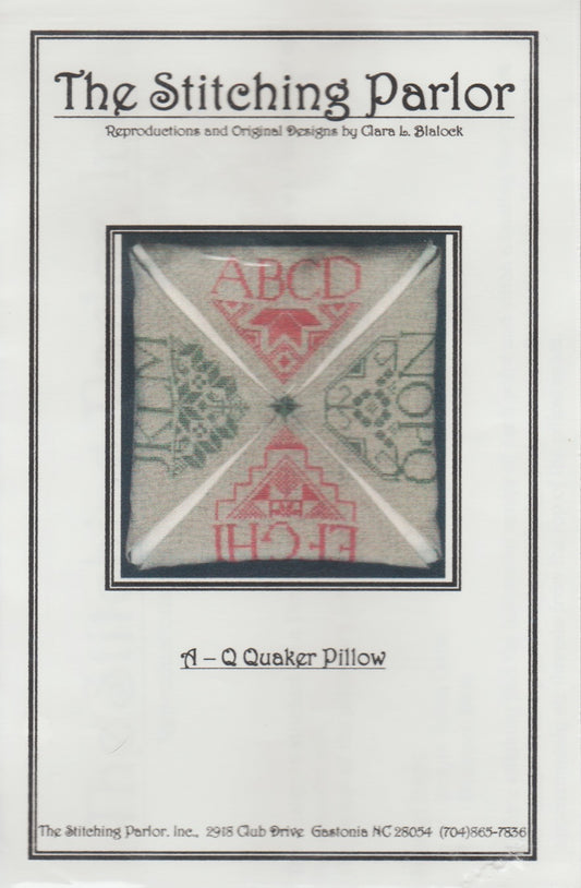 A-Q Quaker Pillow pattern