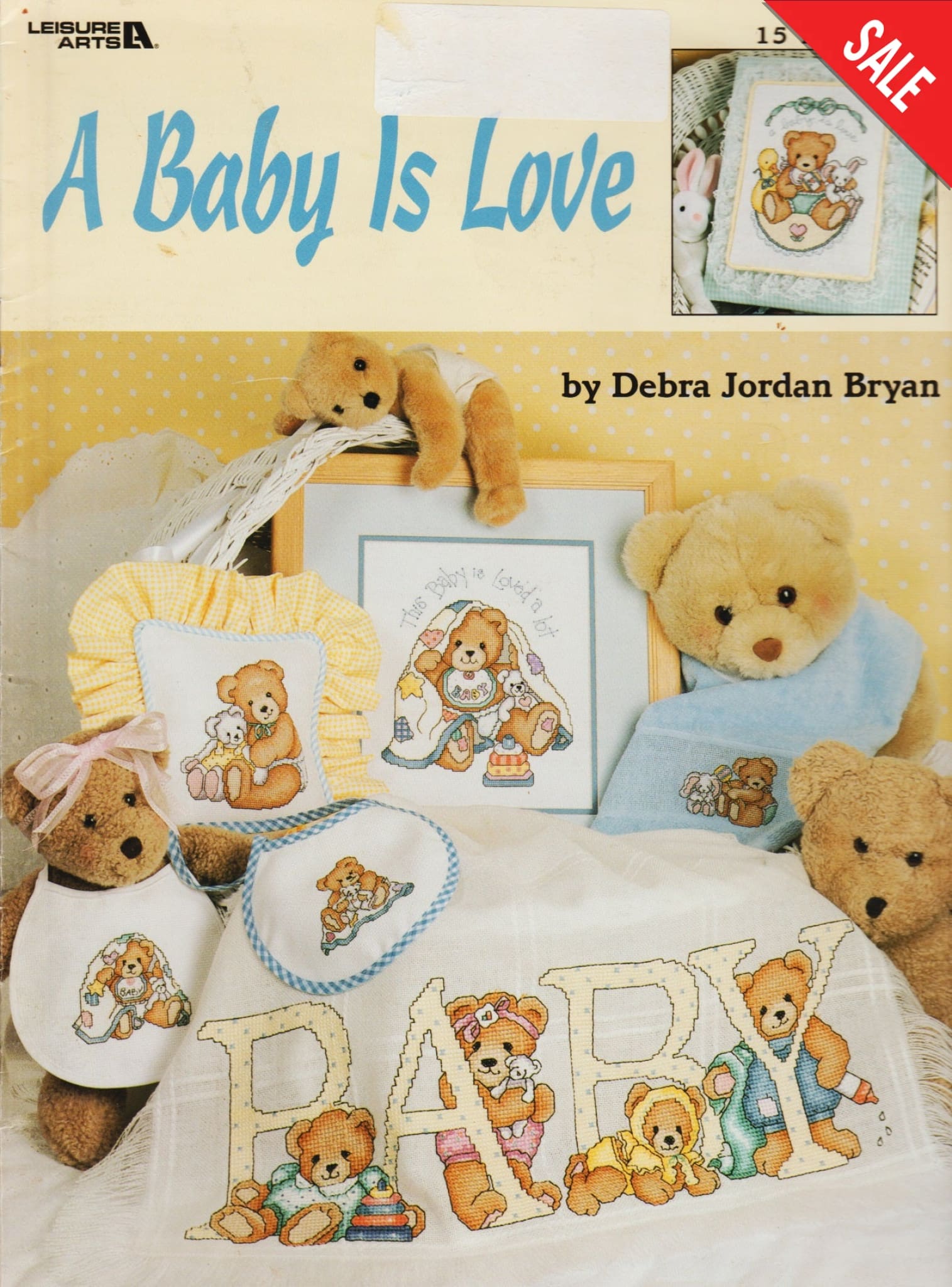 Leisure ARts A Baby Is Love 3075 cross stitch pattern