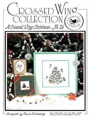 Crossed Wing Collection A Crossed Wing Christmas cross stitch pattern