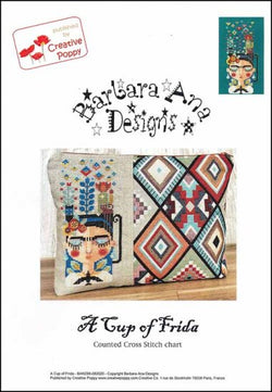 Creative Poppy Barbara Ana A Cup of Frida cross stith pattern