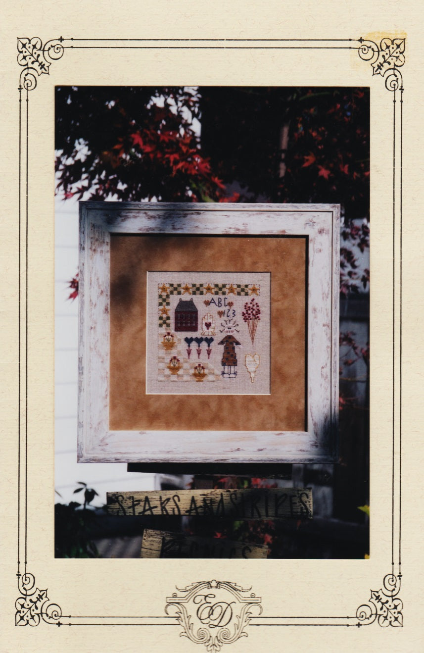 Elegant Designs A Folk Art Garden cross stitch pattern