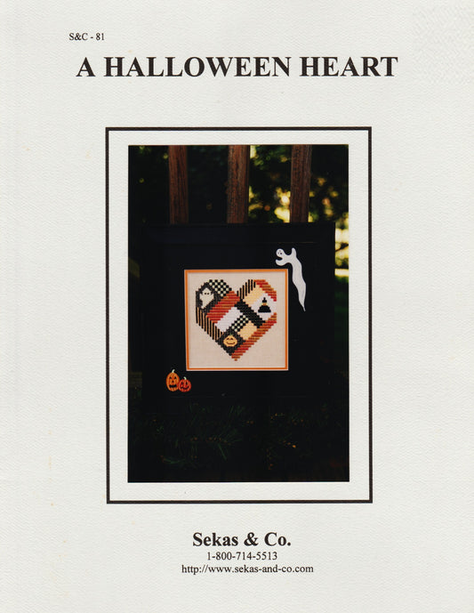 Sekas & Company A Halloween Heart S&C-81 cross stitch pattern