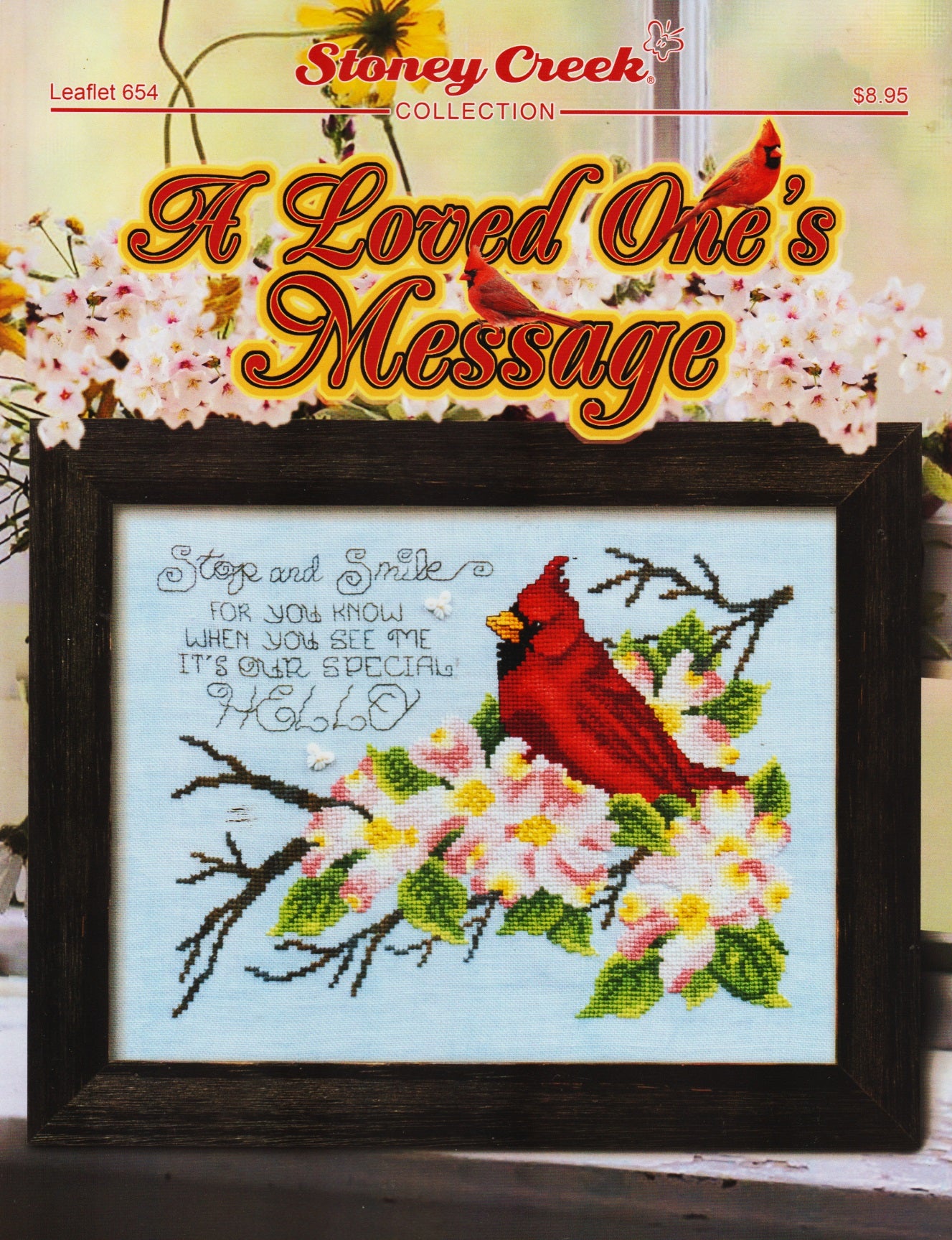 Stoney Creek A Loved One's Message LFT654 cross stich pattern