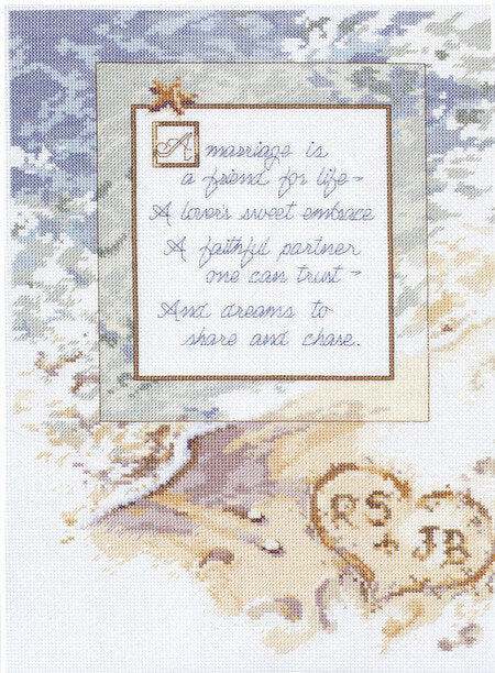 Kooler Design Studios A Marriage Is KDS1932 cross stitch pattern