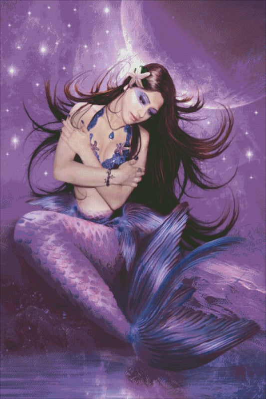 Heaven and Earth Designs A Mermaids Tale HAEBAV1244 cross stitch pattern