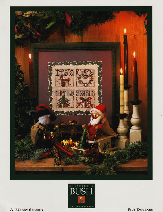 Shepherd's Bush A Merry Season christmas cross stitch pattern