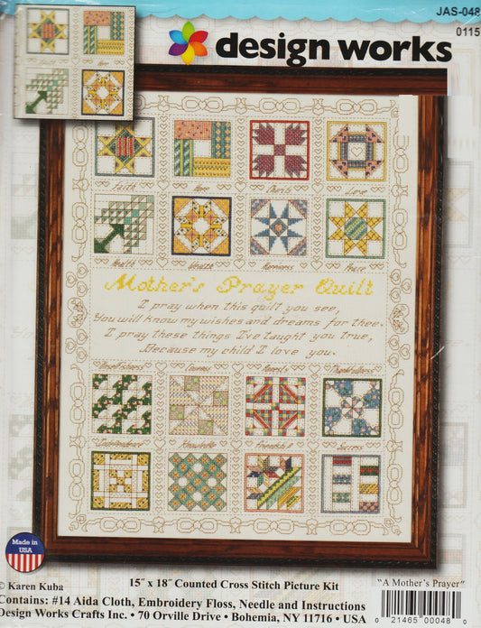 Design Works A Mother's Prayer 0115 cross stitch kit