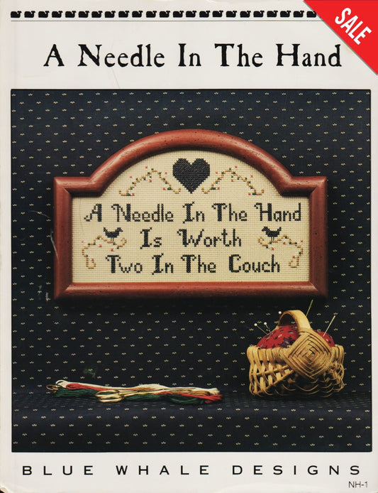 Blue Whale Designs A Needle In The Hand NH-1 cross stitch pattern