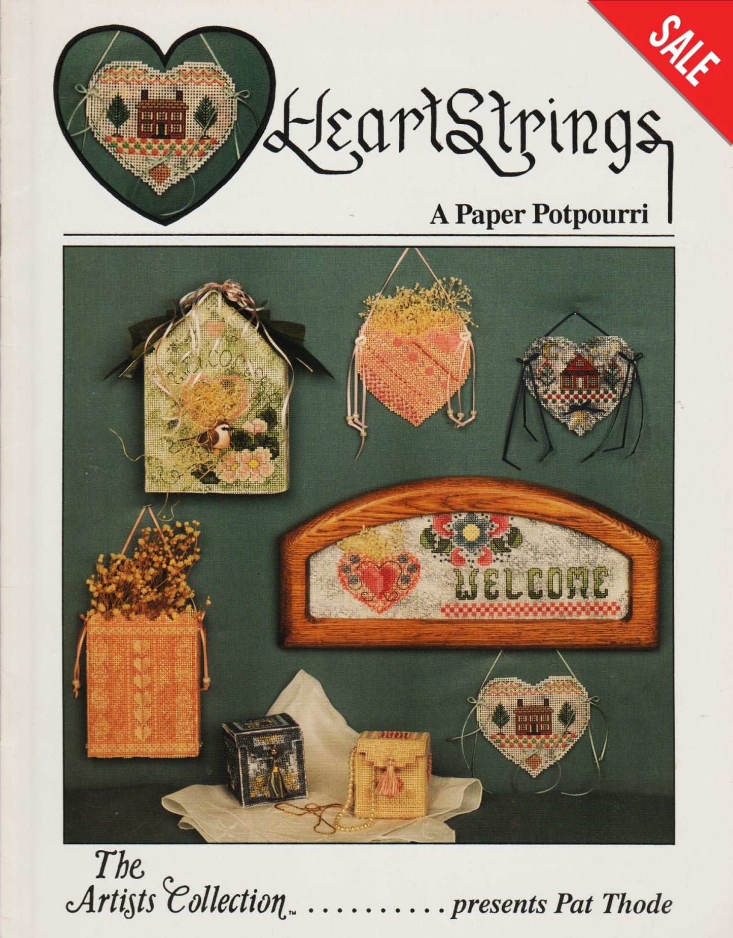 Heartstrings A Paper Potpourri AC-69 crosss stitch pattern