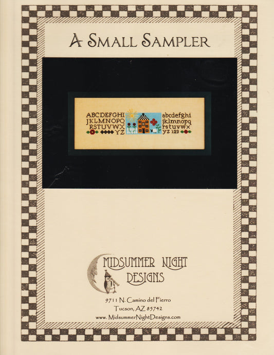 Midsummer Night Designs A Small Sampler cross stitch pattern