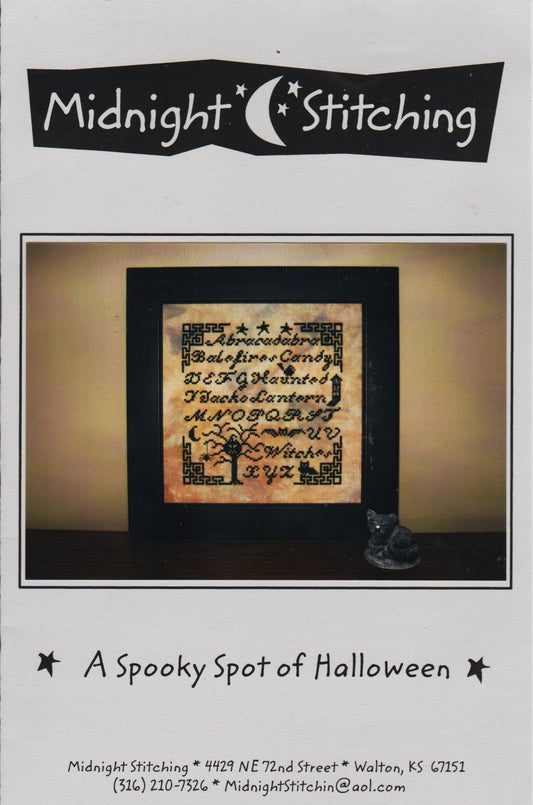 Midnight Stitching A Spooky Spot of Halloween cross stitch pattern