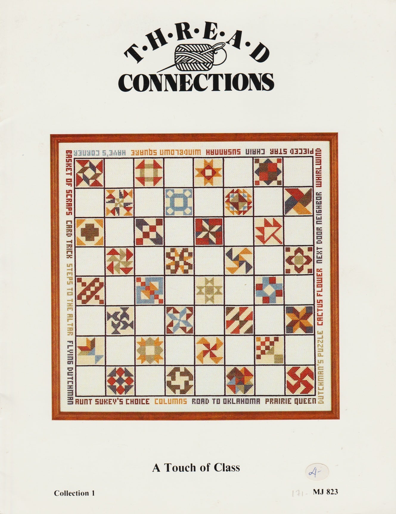 Thread Connection A Touch Of Class MJ823 cross stitch pattern