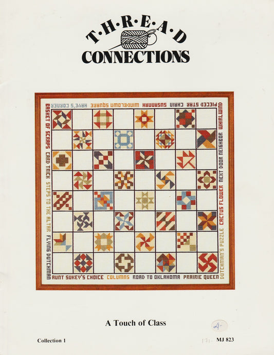 Thread Connection A Touch Of Class MJ823 cross stitch pattern