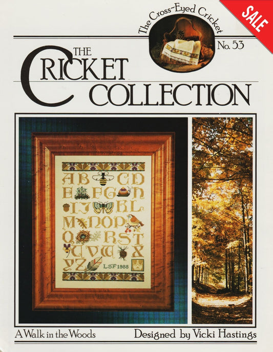 Cricket Collection A Walk In The Woods 53 cross stitch pattern