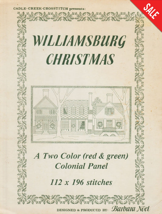 Cadle Creek A Williamsburg Christmas cross stitch pattern
