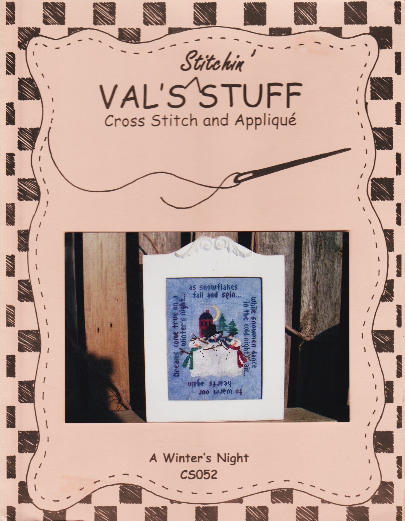 Val's Stuff A Winter's Night CS052 chross stitch pattern