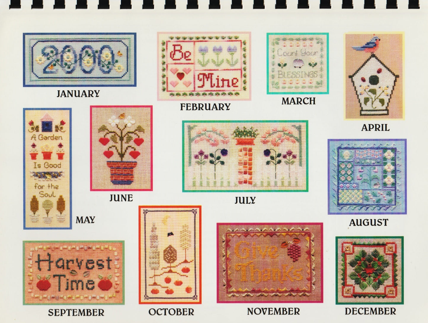 A Year In Stitches 2000 pattern