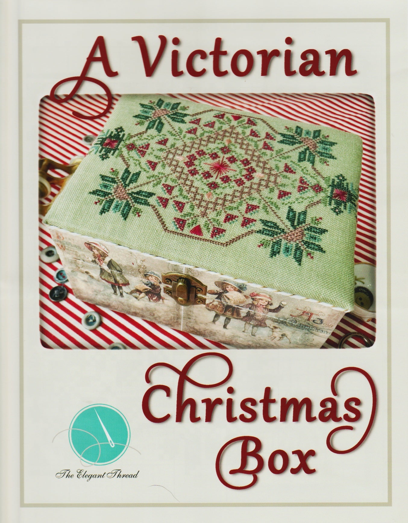 Elegant Thread Victorian Christmas Box cross stitch pattern