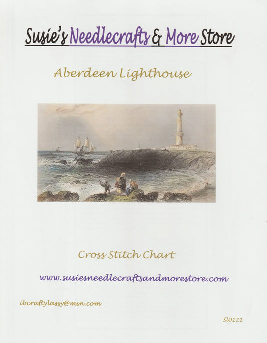 Susie's Needlecraft Aberdeen Lighthouse cross stitch pattern