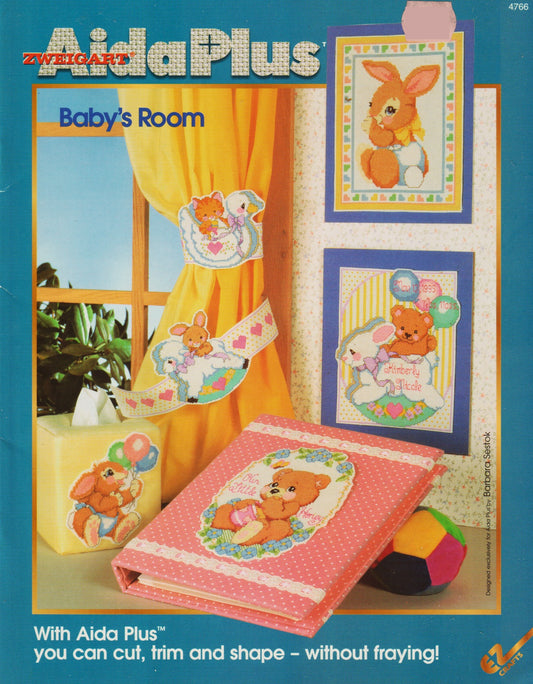 Zweigart Aida Plus Baby's Room 4766 cross stitch pattern