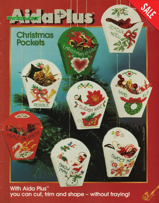 Zweigart Aida Plus Christmas Pockets 4800 cross stitch pattern