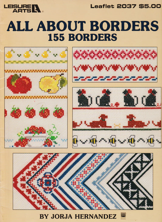 Leisure Arts All About Borders 2037 cross stitch pattern