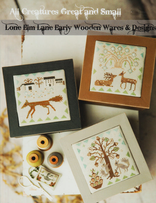 Lone Elm Lane All Creatures Great and Small cross stitch pattern