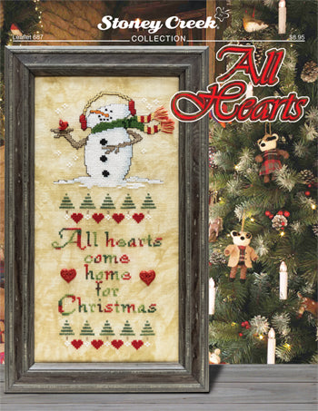 Stoney Creek All Hearts LFT687 Christmas cross stitch pattern