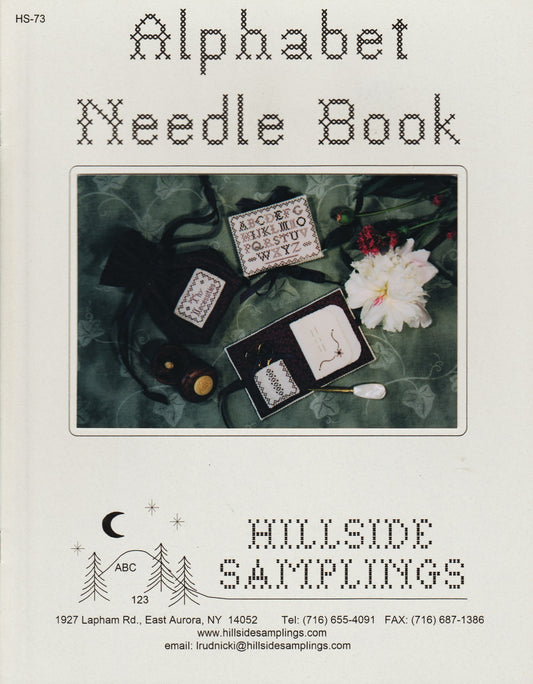 Hillside Samplings Alphabet Needle Book HS-73 cross stitch pattern