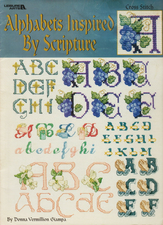Alphabets Inspired By Scripture pattern – Sandra's Stitch Stash