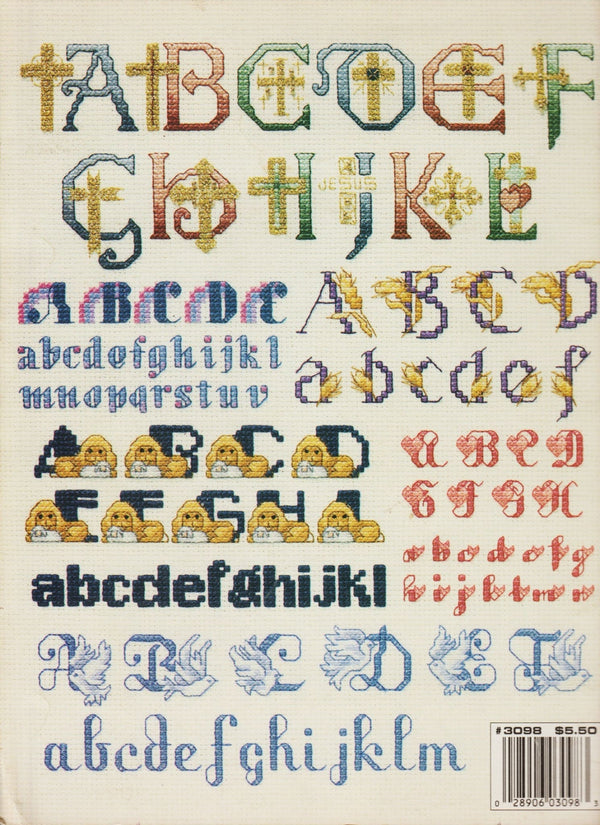 Alphabets Inspired By Scripture pattern – Sandra's Stitch Stash