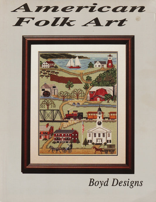 Boyd Designs American Folk Art cross stitch pattern