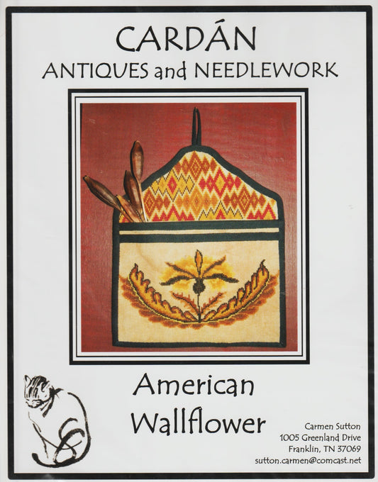 Cardan American Wallflower cross stitch pattern