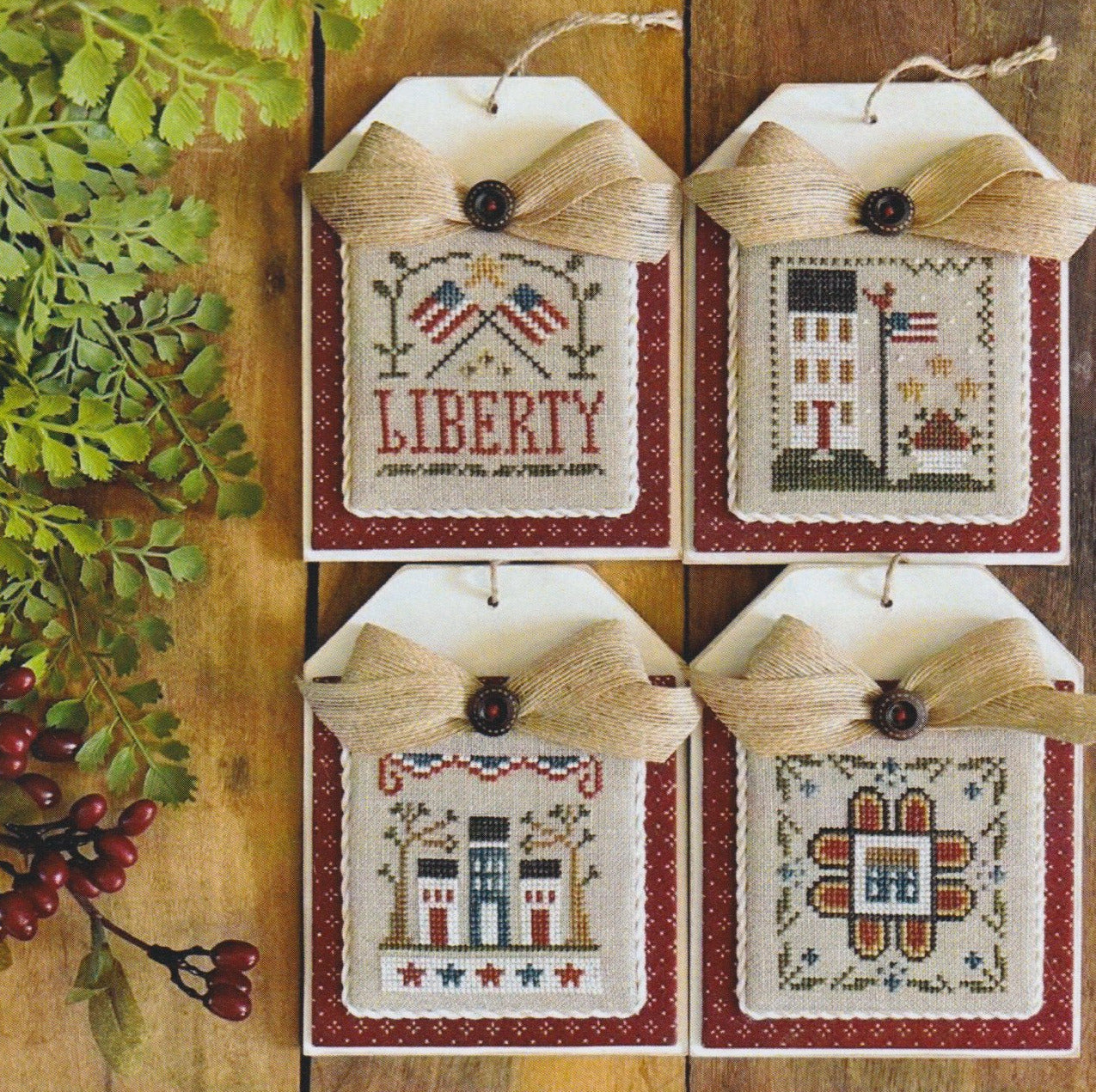 Little House Needleworks Americana Petites cross stitch pattern