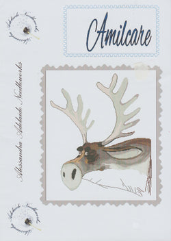 Alesandra Adelaide Amilcare moose cross stitch pattern