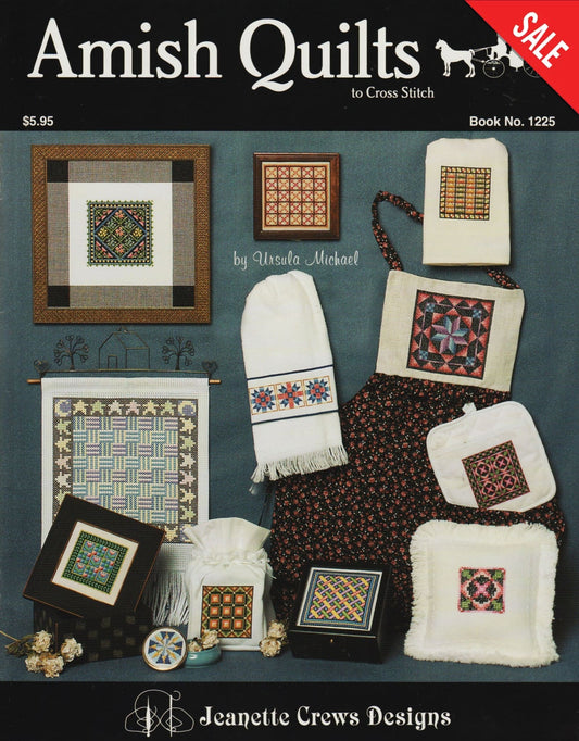 Jeanette Crews Amish Quilts 1225 cross stitch pattern