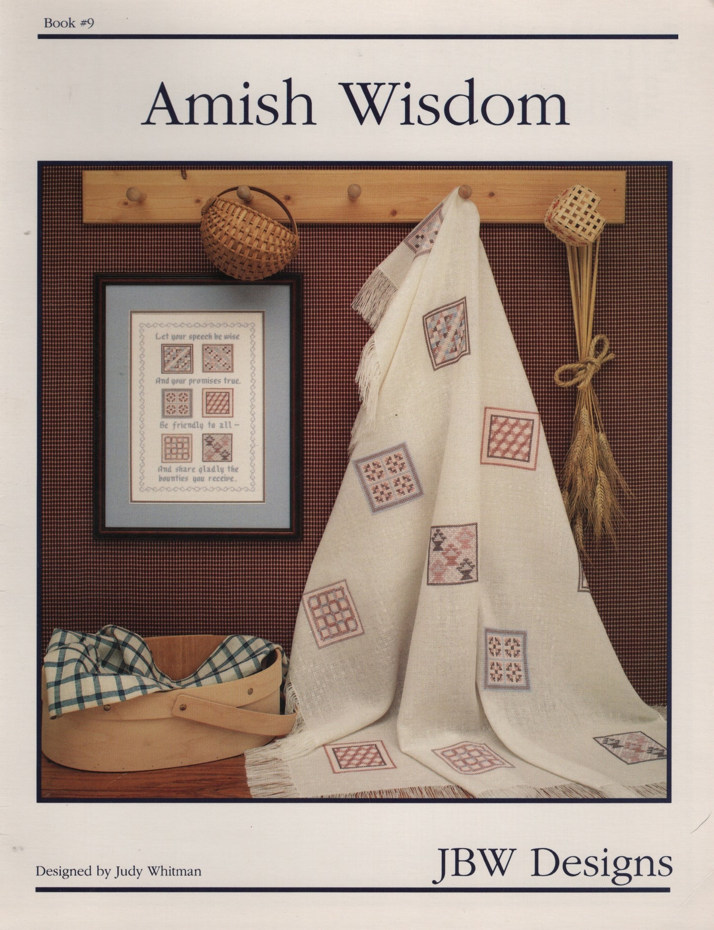 JBW Designs Amish Wisdom 9 cross stitch quilt pattern
