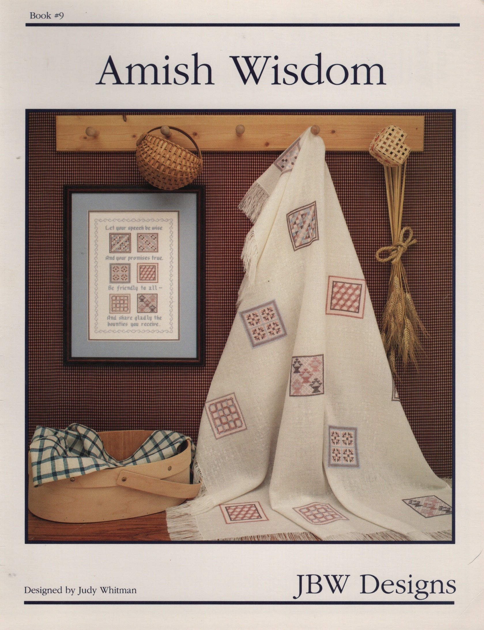 JBW Designs Amish Wisdom 9 cross stitch quilt pattern