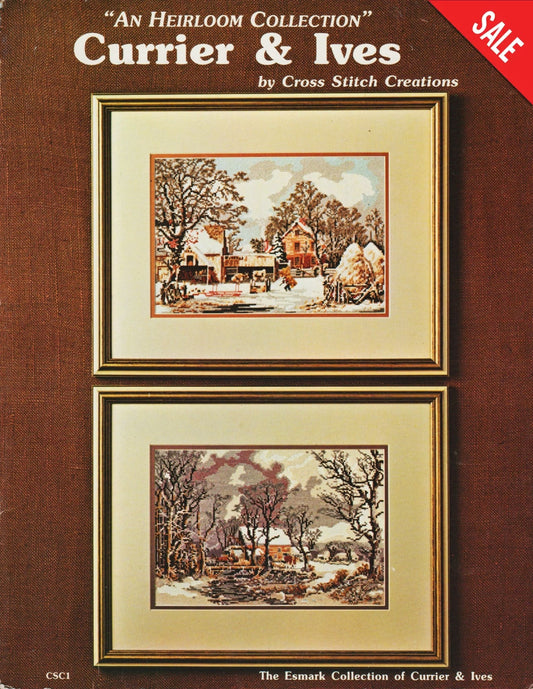 Cross Stitch Creations An Heirloom Collection Courier & Ives I cross stitch pattern