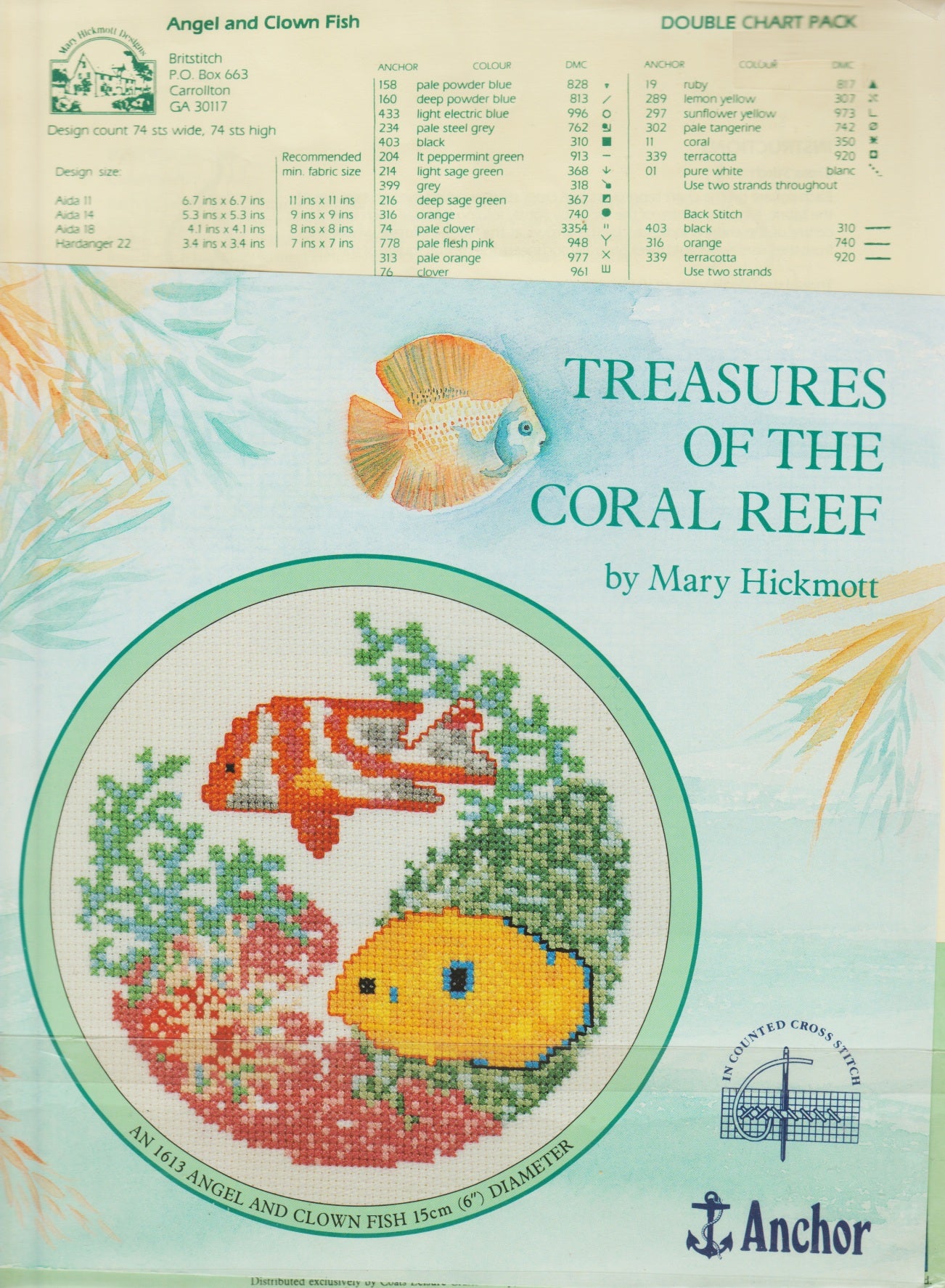 Treasures of the Coral Reef pattern