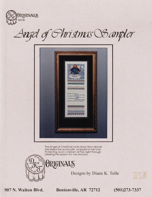DKT Originals Angel of Christmas Sampler cross stitch pattern